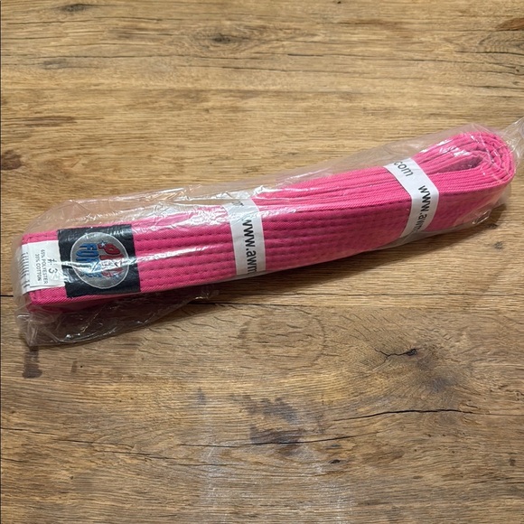 Breast Cancer PINK ProForce II 1.5" Double Wrap Solid Karate Belt NEW - Picture 1 of 6